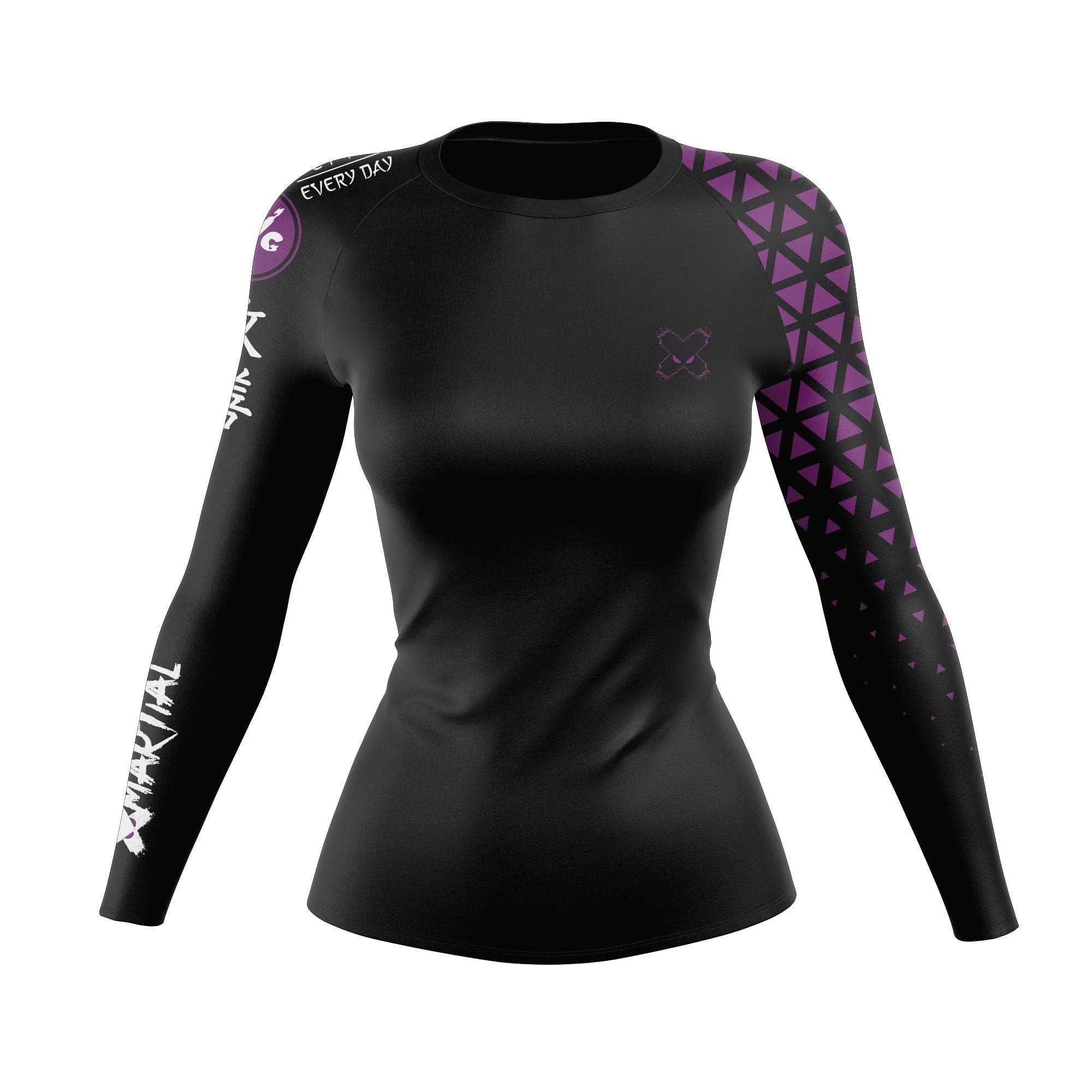 Grappler Women's Rank BJJ Rash Guard