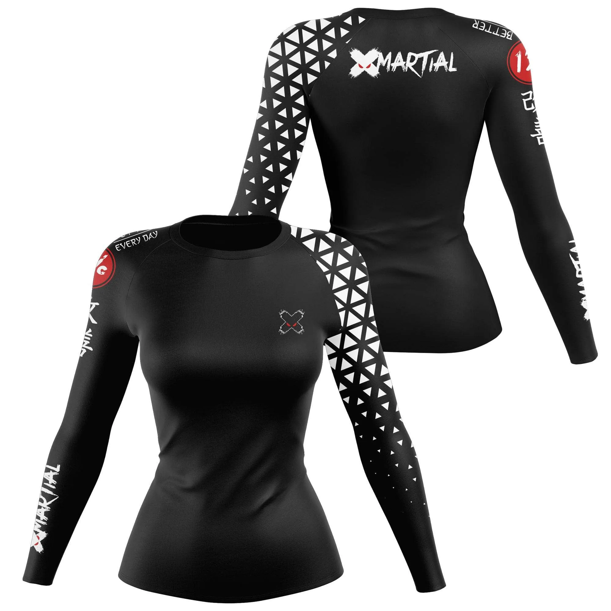 Grappler Women's Rank BJJ Rash Guard