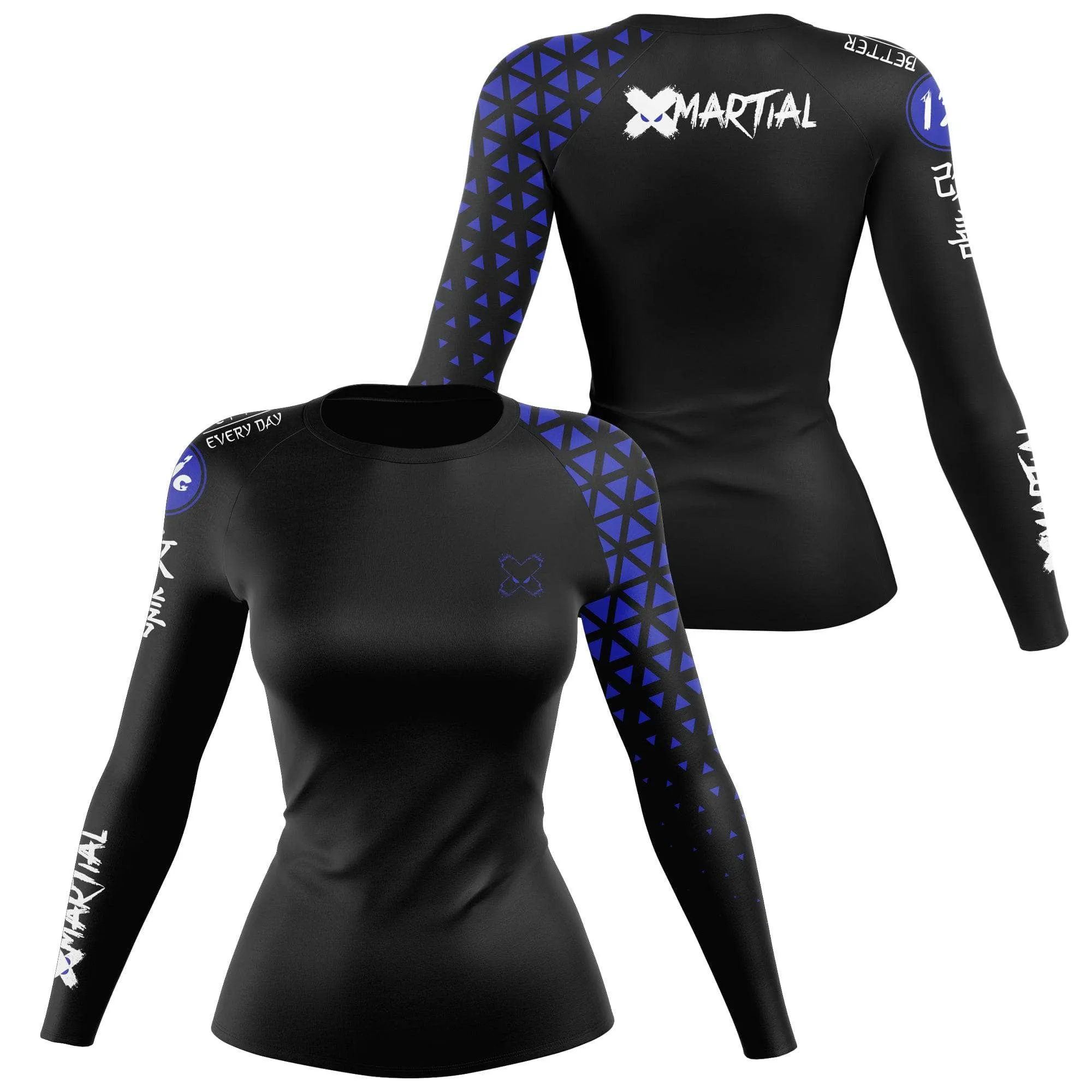 Grappler Women's Rank BJJ Rash Guard