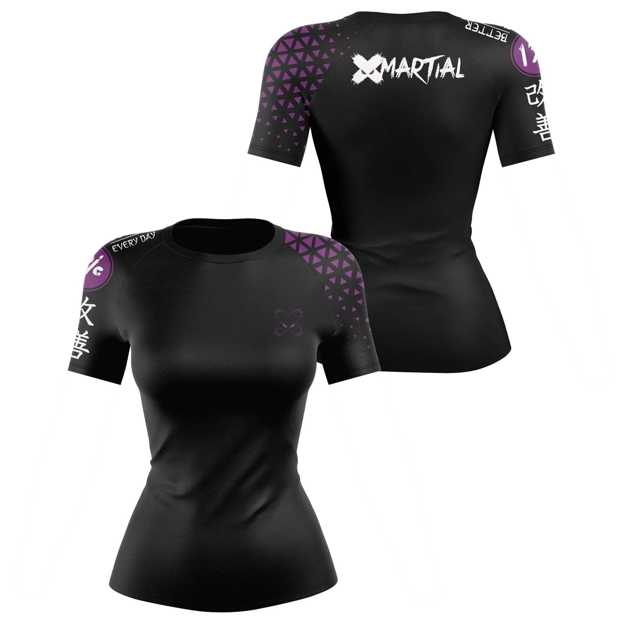 Grappler Women's Rank BJJ Rash Guard