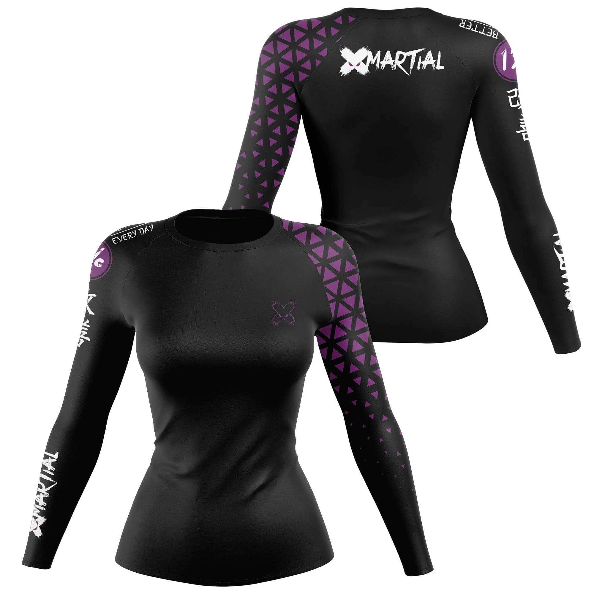 Grappler Women's Rank BJJ Rash Guard
