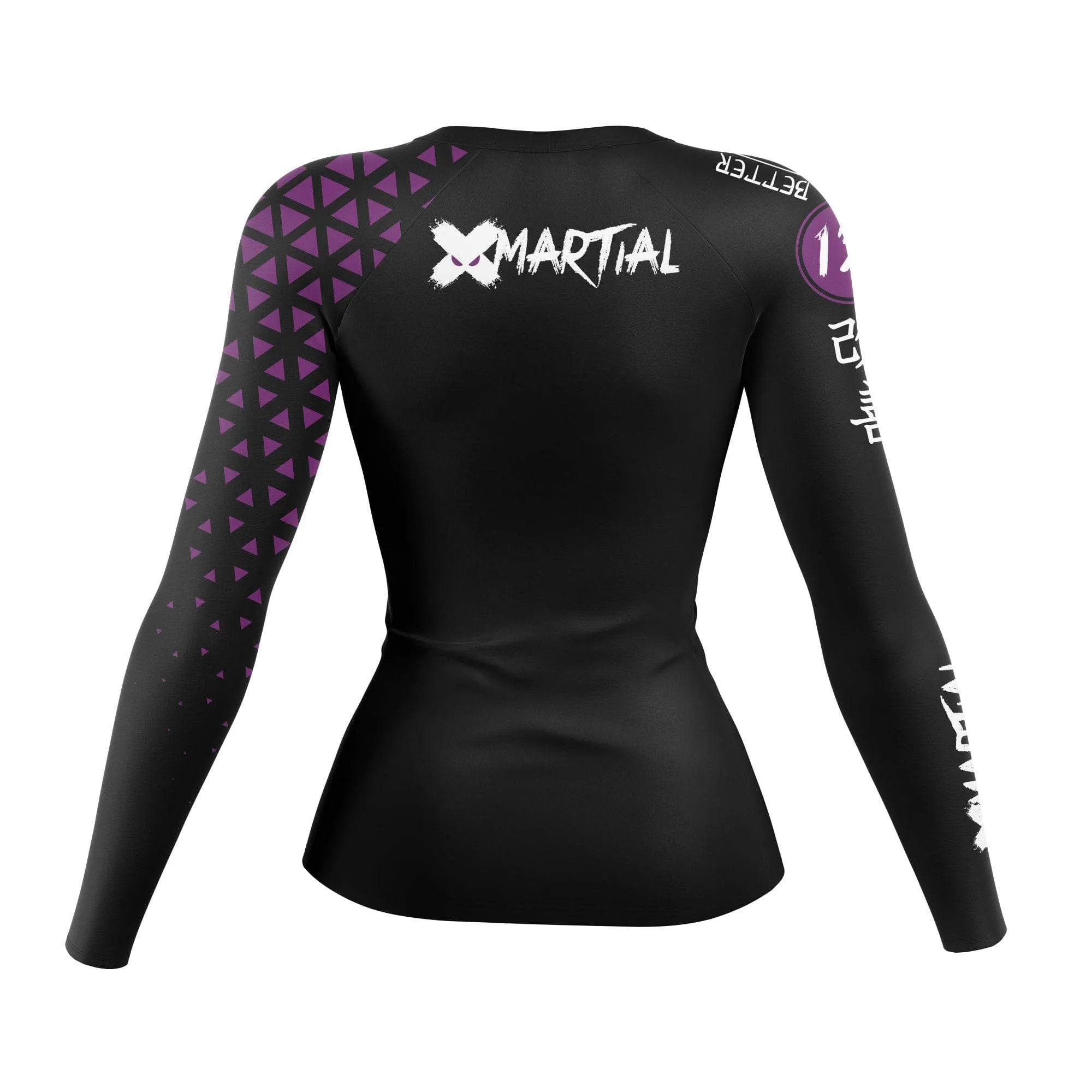 Grappler Women's Rank BJJ Rash Guard