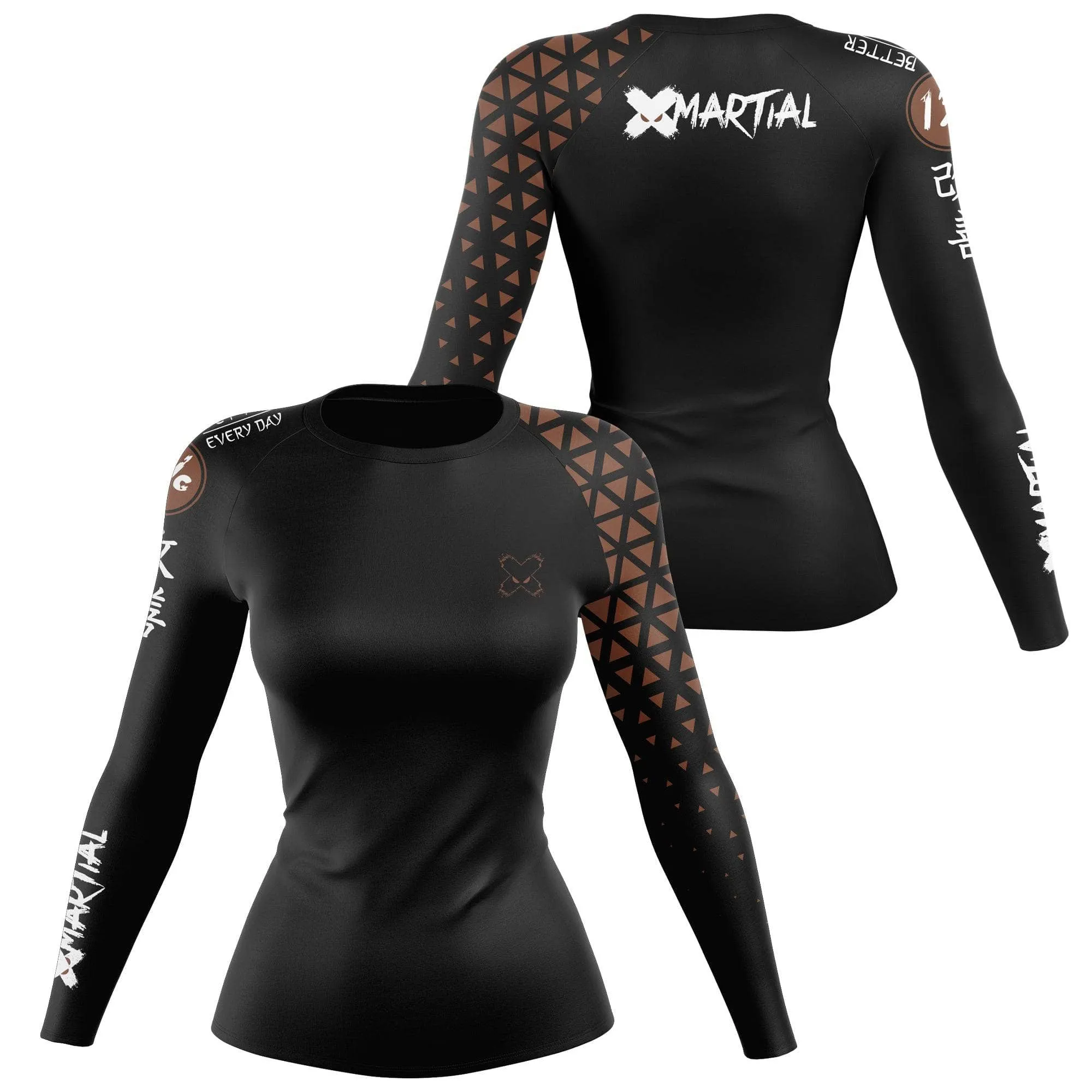 Grappler Women's Rank BJJ Rash Guard