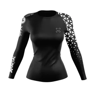 Grappler Women's Rank BJJ Rash Guard
