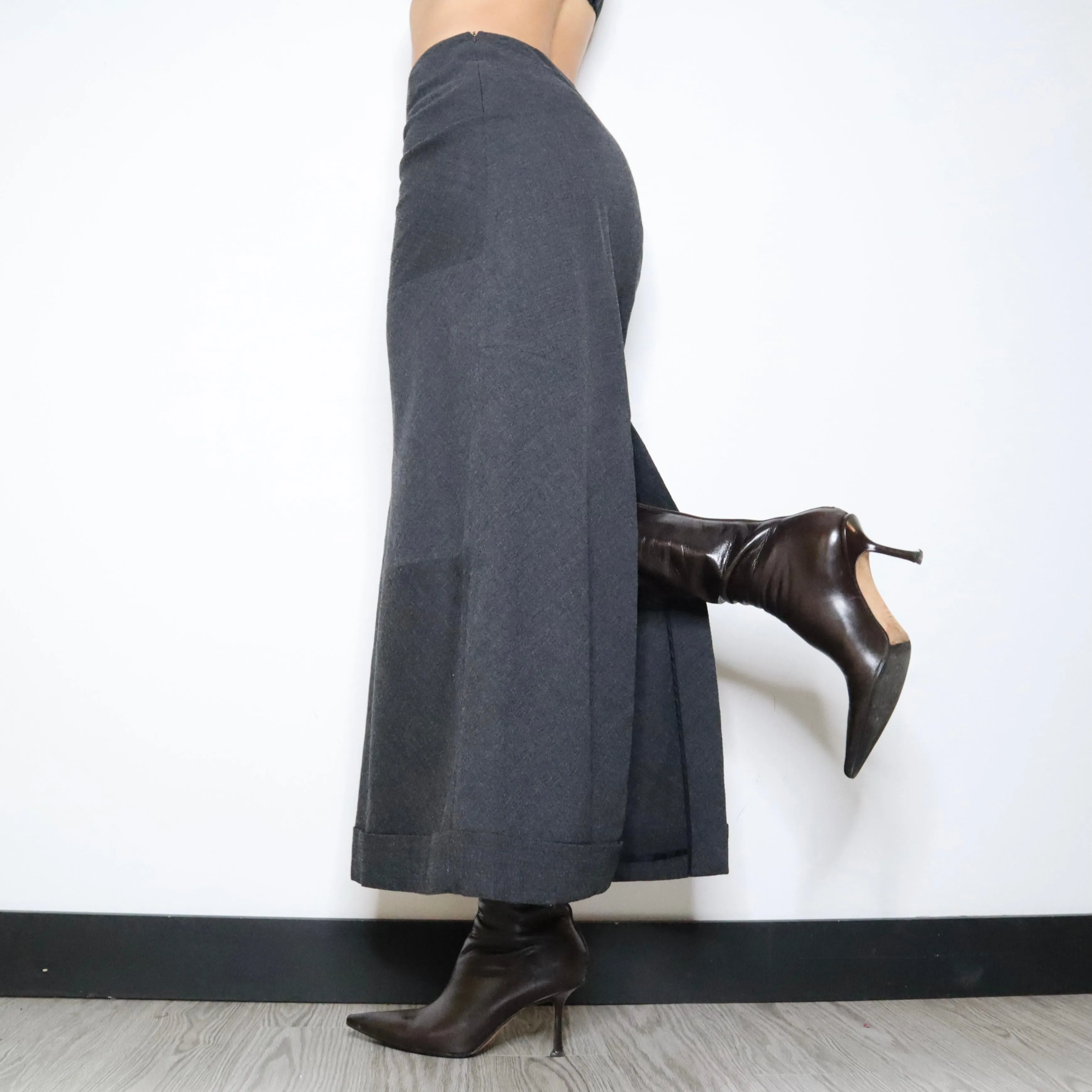 Gray Maxi Skirt (Small)
