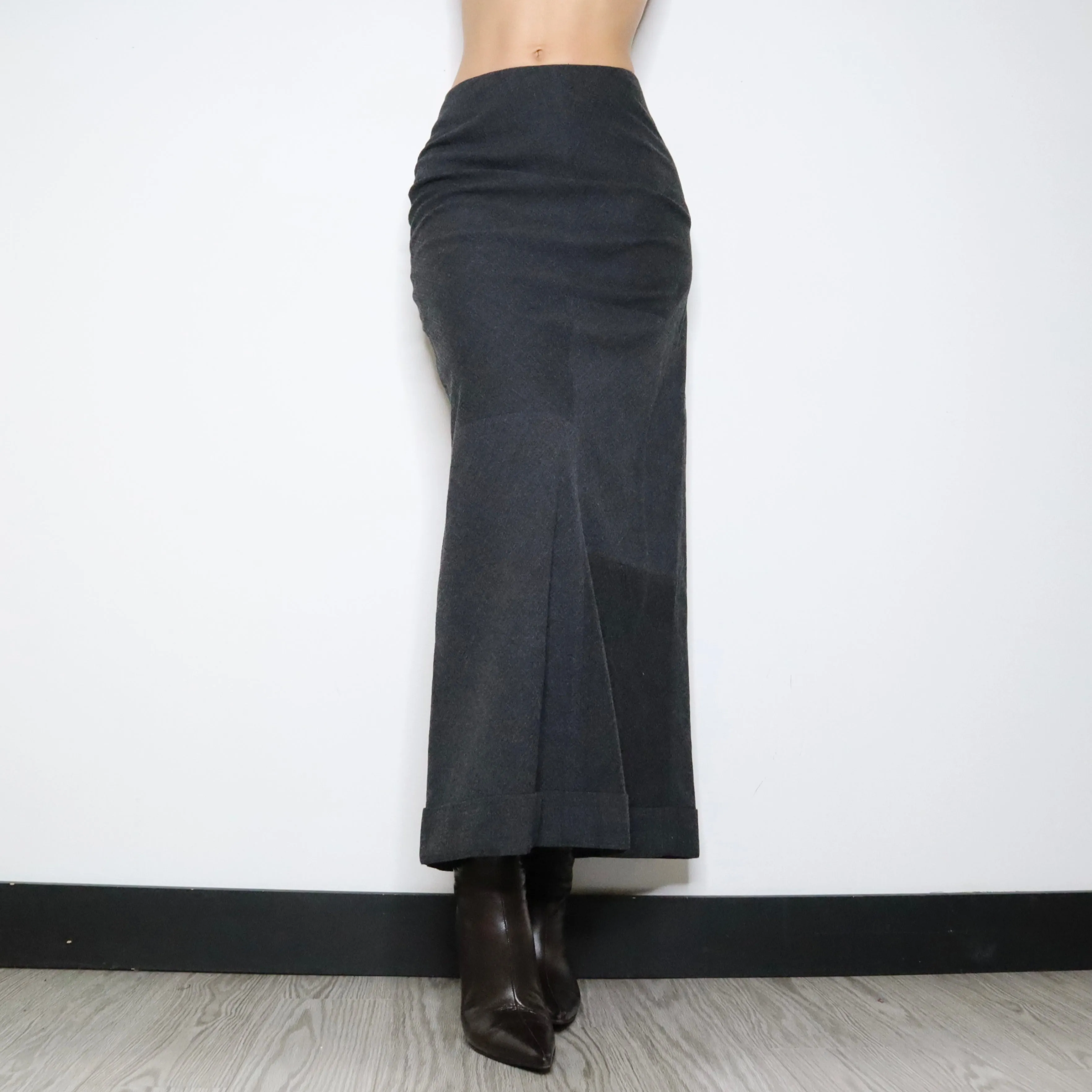 Gray Maxi Skirt (Small)