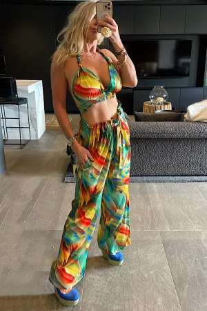 Green Summer Bahamas Bra Top