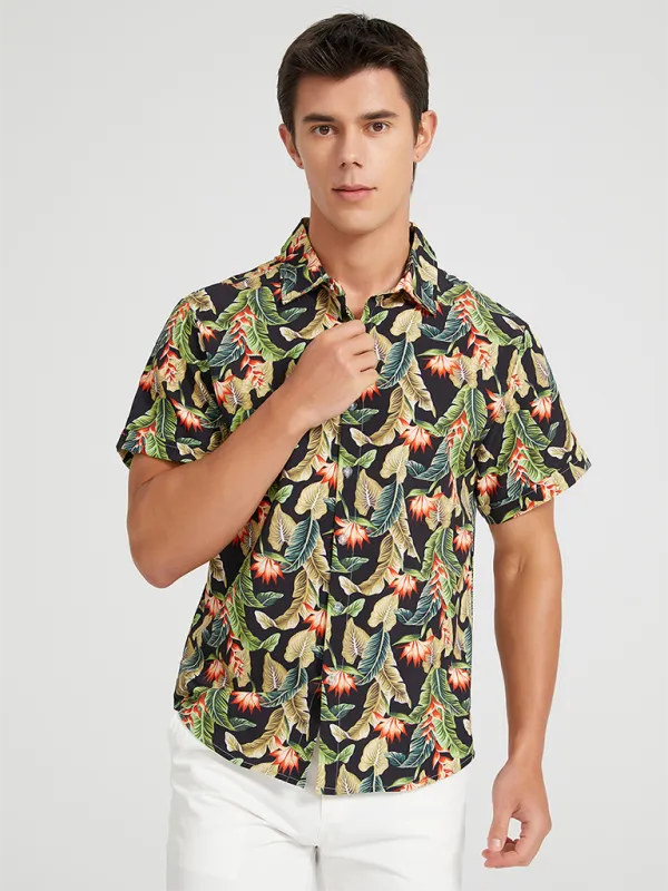 Hawaiian Shirt for Men's Beach Adventures