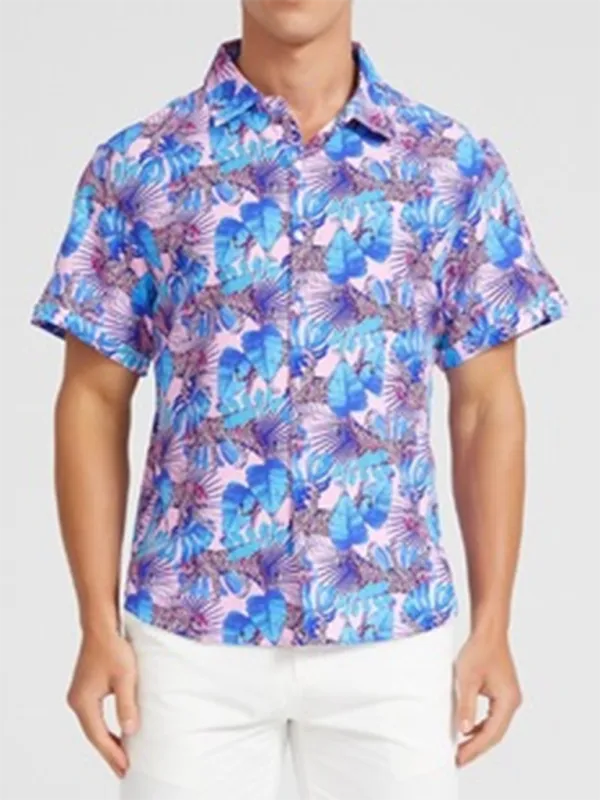 Hawaiian Shirt for Men's Beach Adventures
