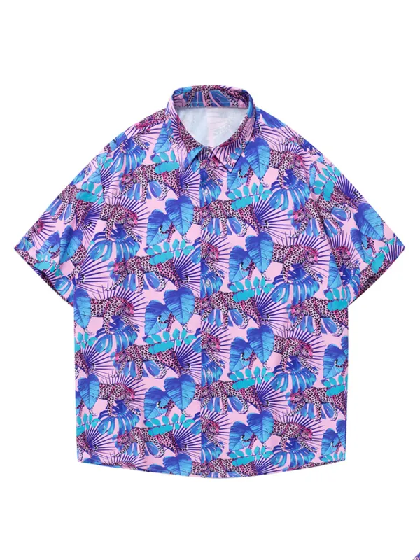 Hawaiian Shirt for Men's Beach Adventures