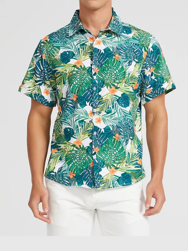 Hawaiian Shirt for Men's Beach Adventures