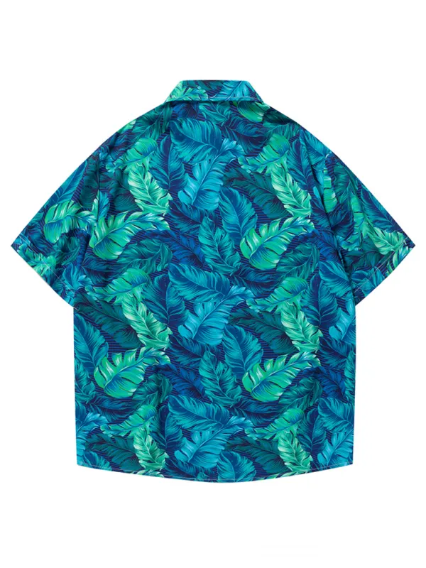Hawaiian Shirt for Men's Beach Adventures