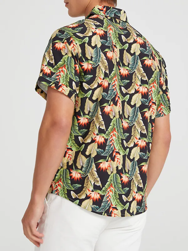 Hawaiian Shirt for Men's Beach Adventures