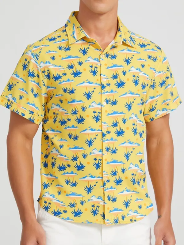 Hawaiian Shirt for Men's Beach Adventures