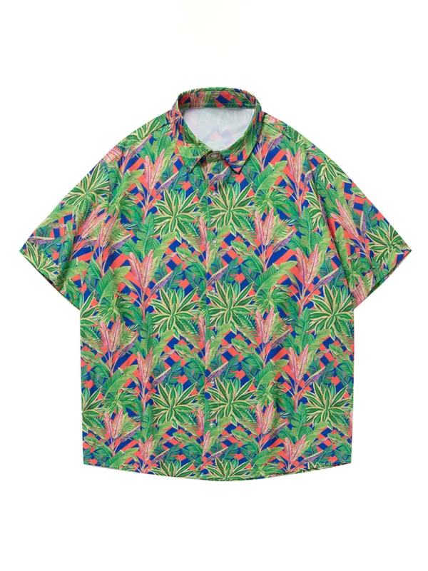Hawaiian Shirt for Men's Beach Adventures