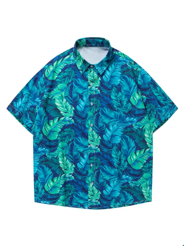 Hawaiian Shirt for Men's Beach Adventures