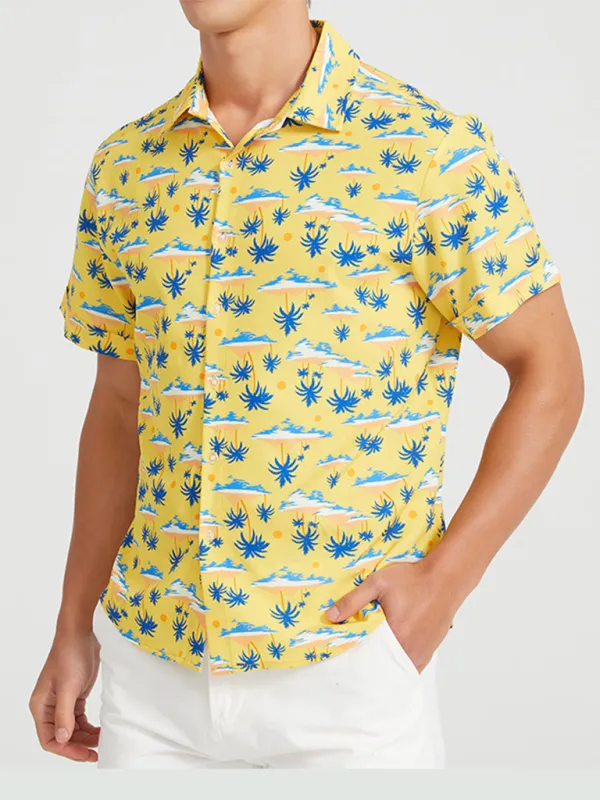 Hawaiian Shirt for Men's Beach Adventures