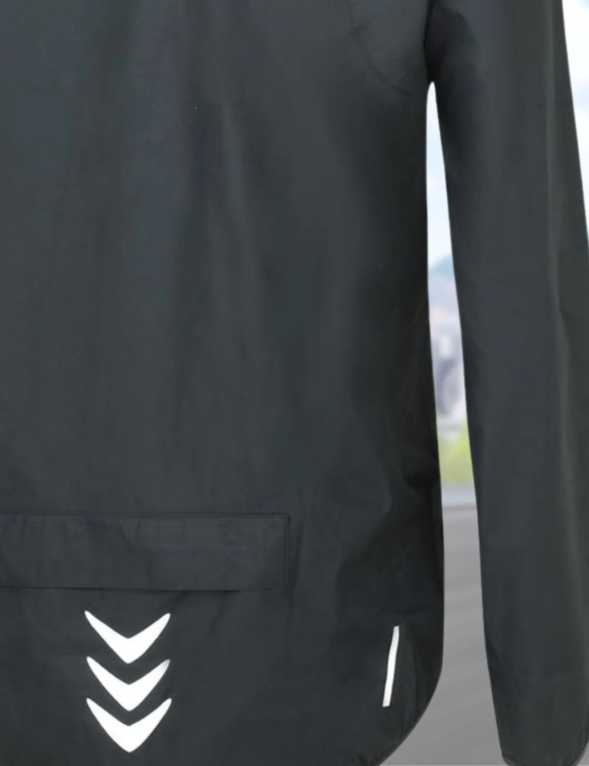 Herren Regenjacke - Fahrradjacke Comfort Line Schwarz