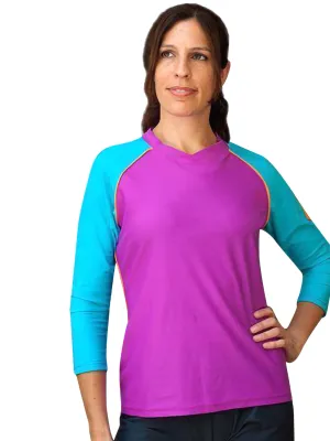Hydrochic 3/4 Sleeve Pocket Swim Shirt