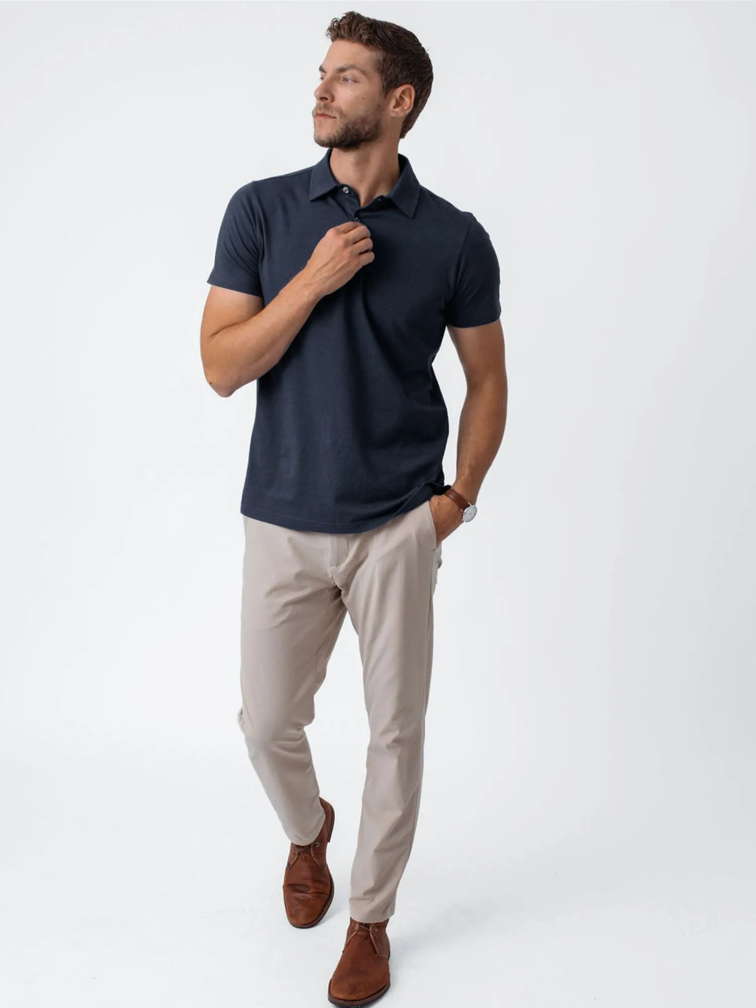 Indigo Blue Torrey Polo