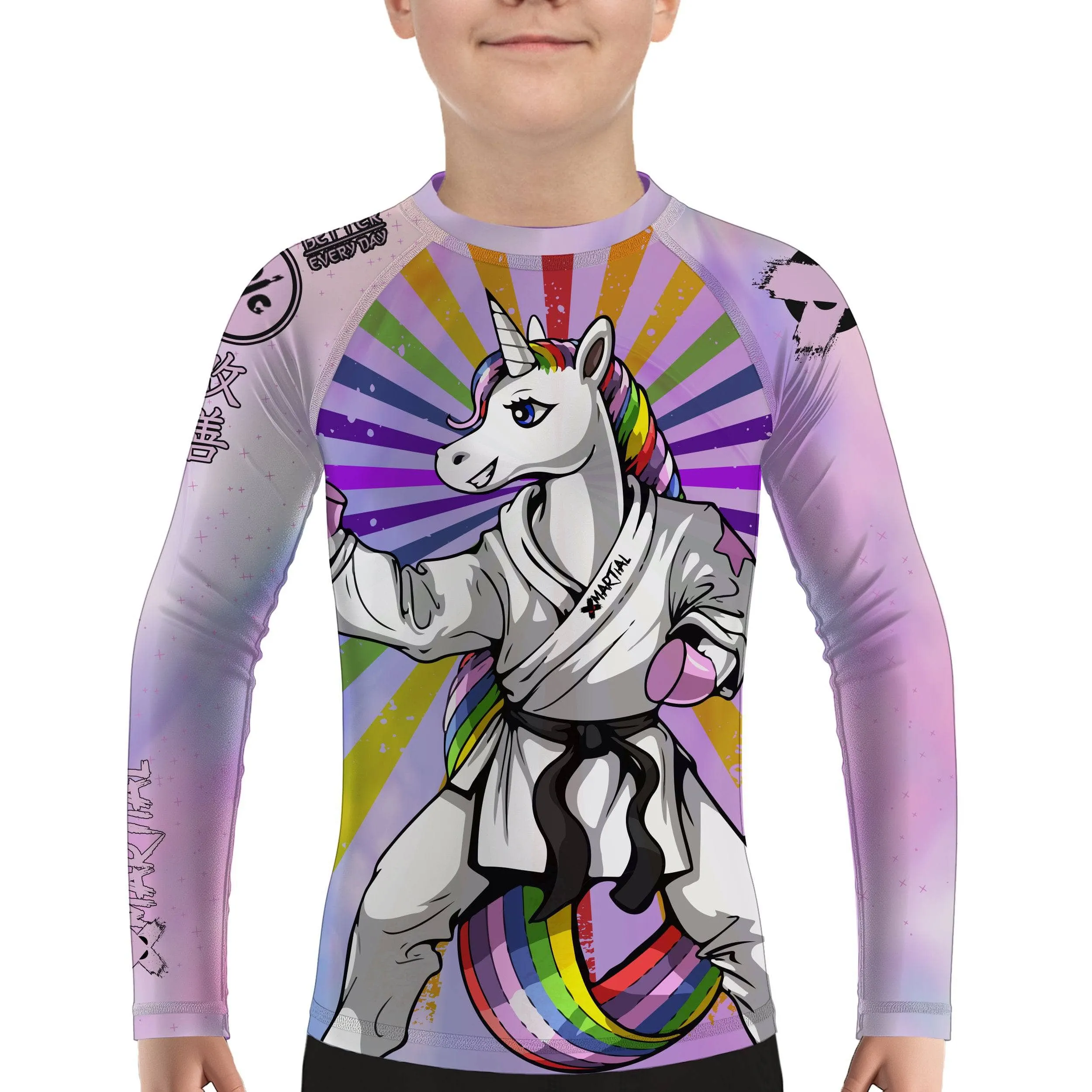 Jitsunicorn Kids BJJ Rash Guard