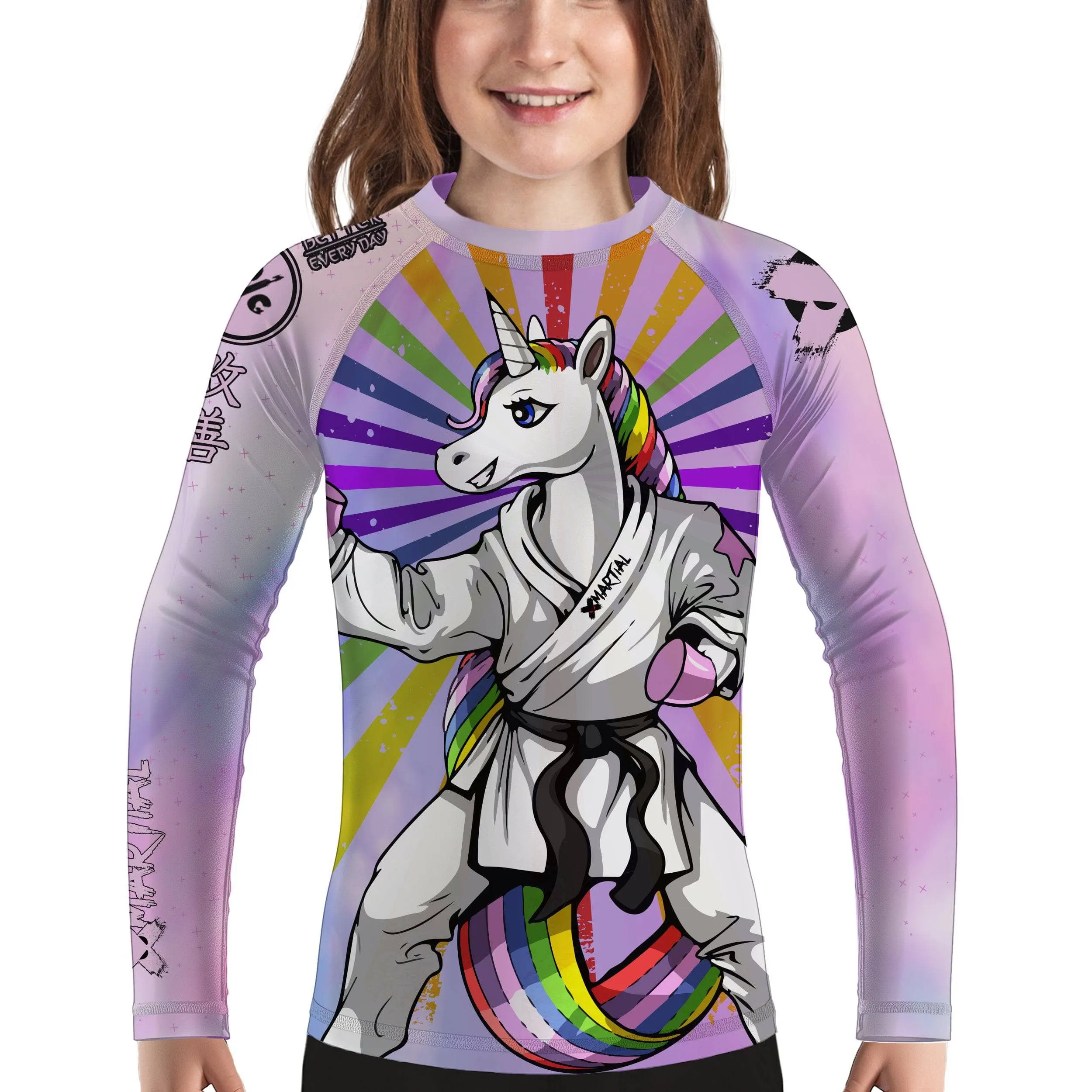 Jitsunicorn Kids BJJ Rash Guard