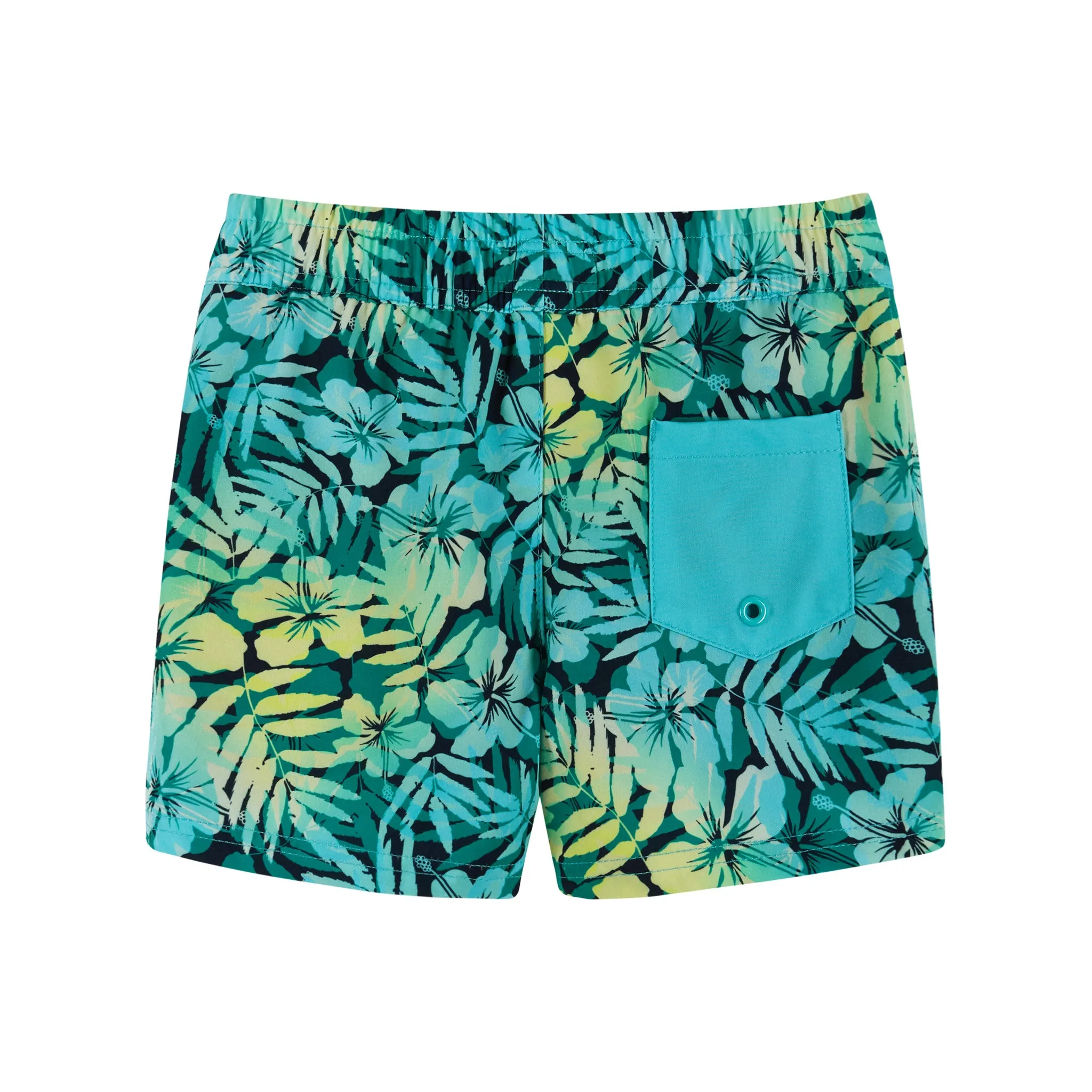 Kids Comfort Stretch Lined Boardshort | Tropical Print