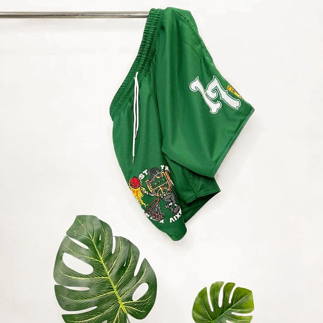 KOTC Beantown Basketball Shorts - Lucky Green