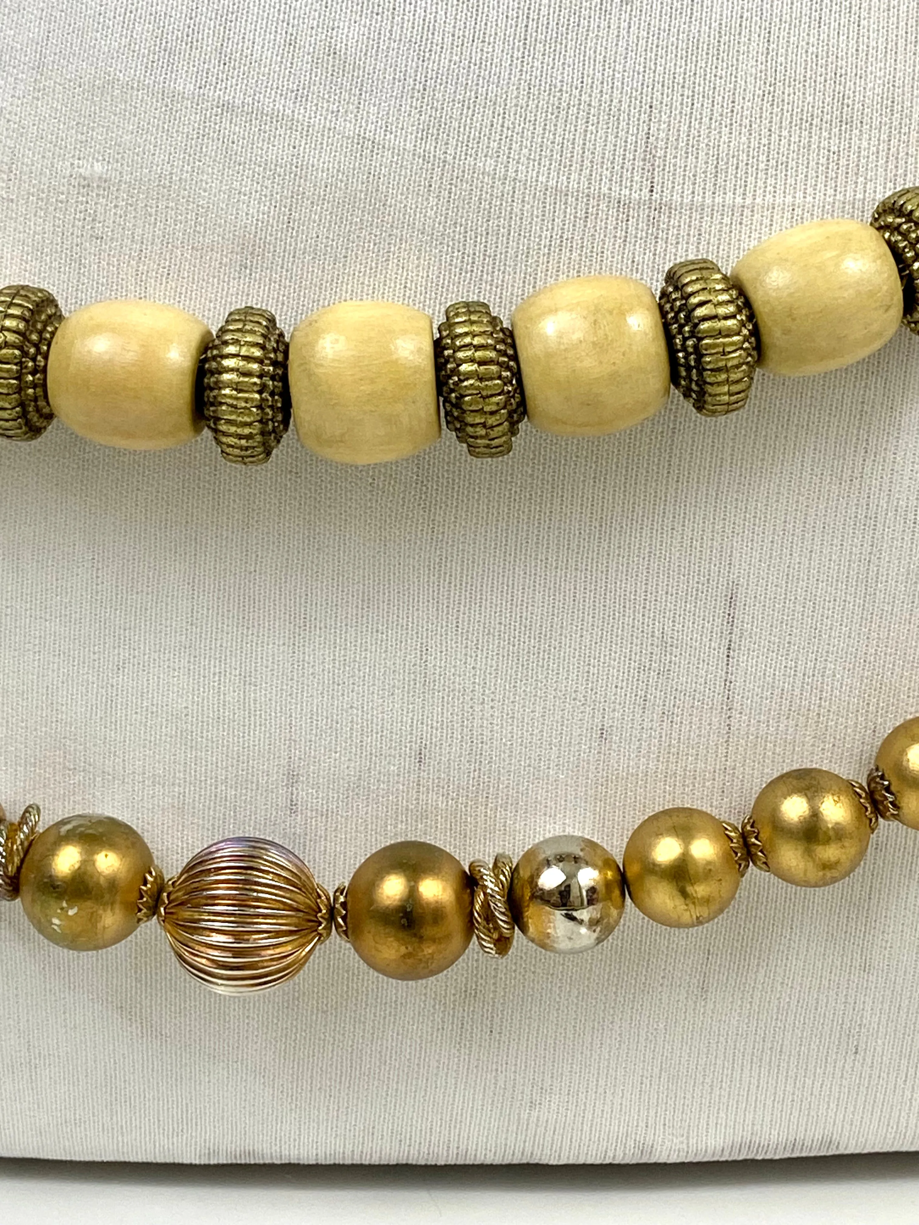 Layered waist beads belt