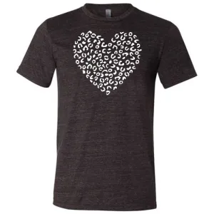 Leopard Heart Shirt Unisex