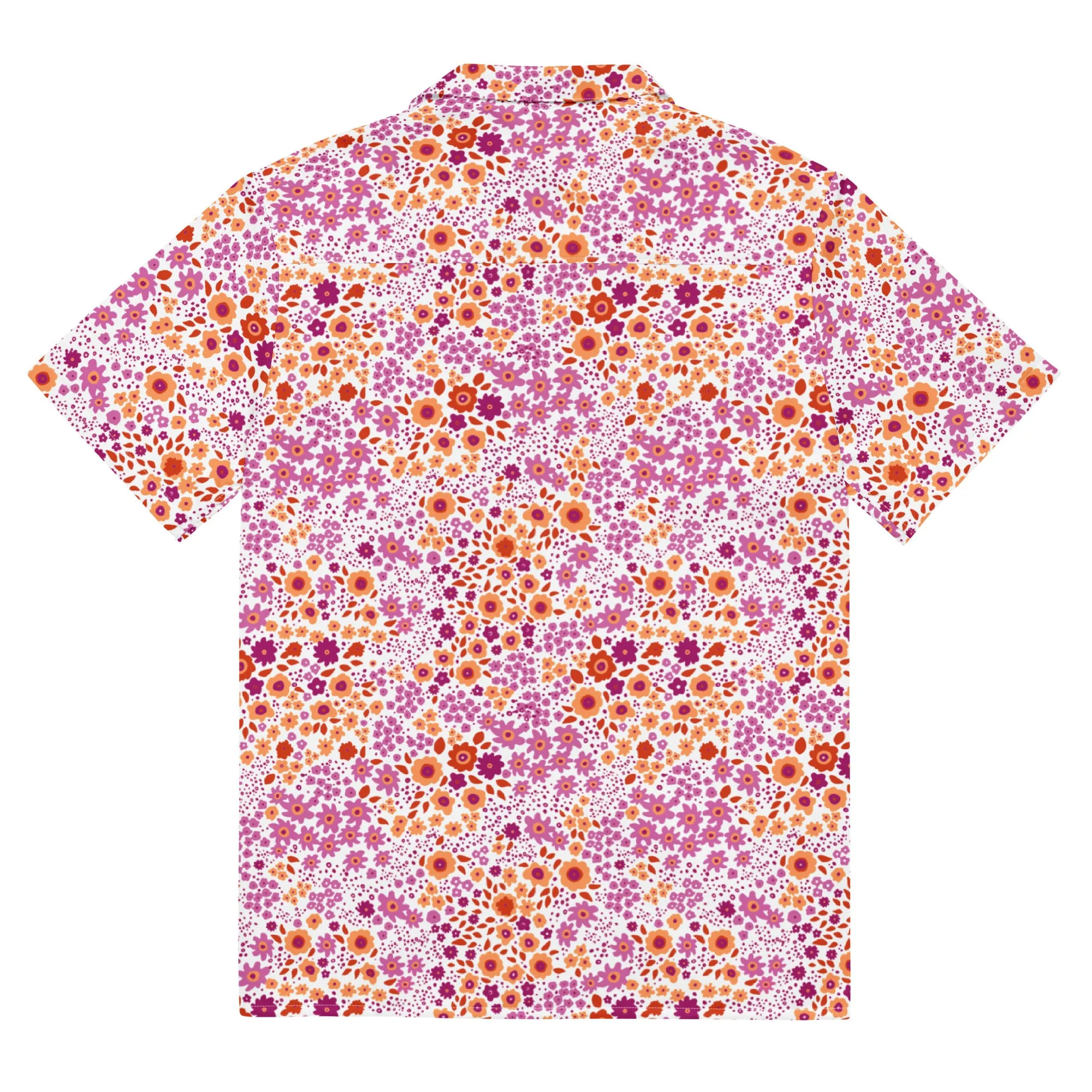 Lesbian Flowers Button-Down Shirt