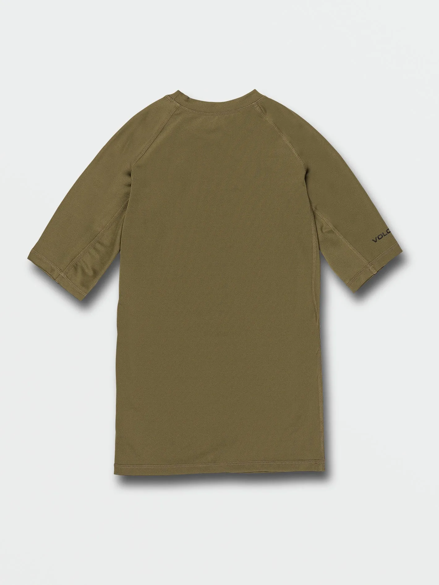 Lido Solid Short Sleeve UPF 50 Rashguard - Military