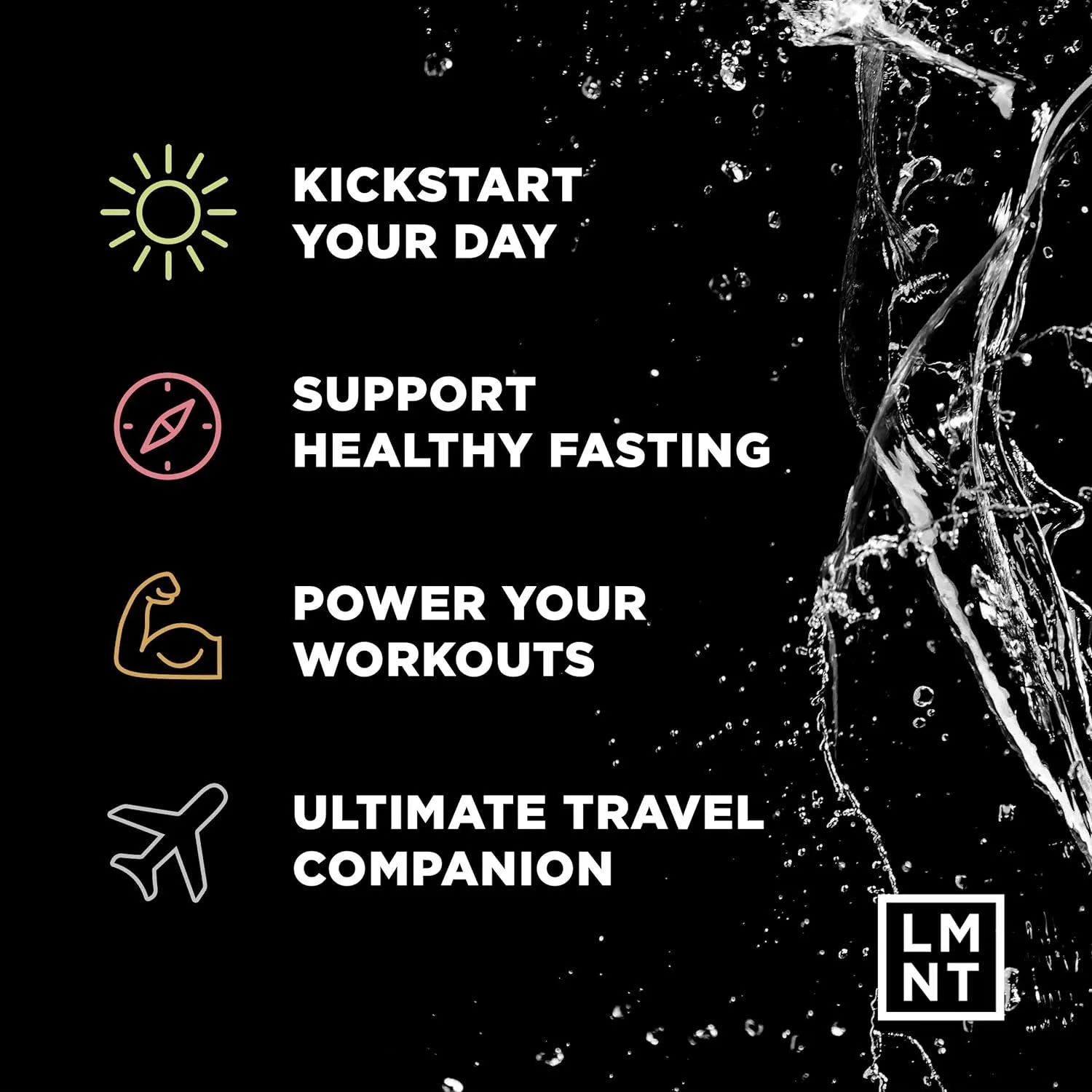 LMNT Zero Sugar Electrolytes – High-Sodium Hydration Variety Pack