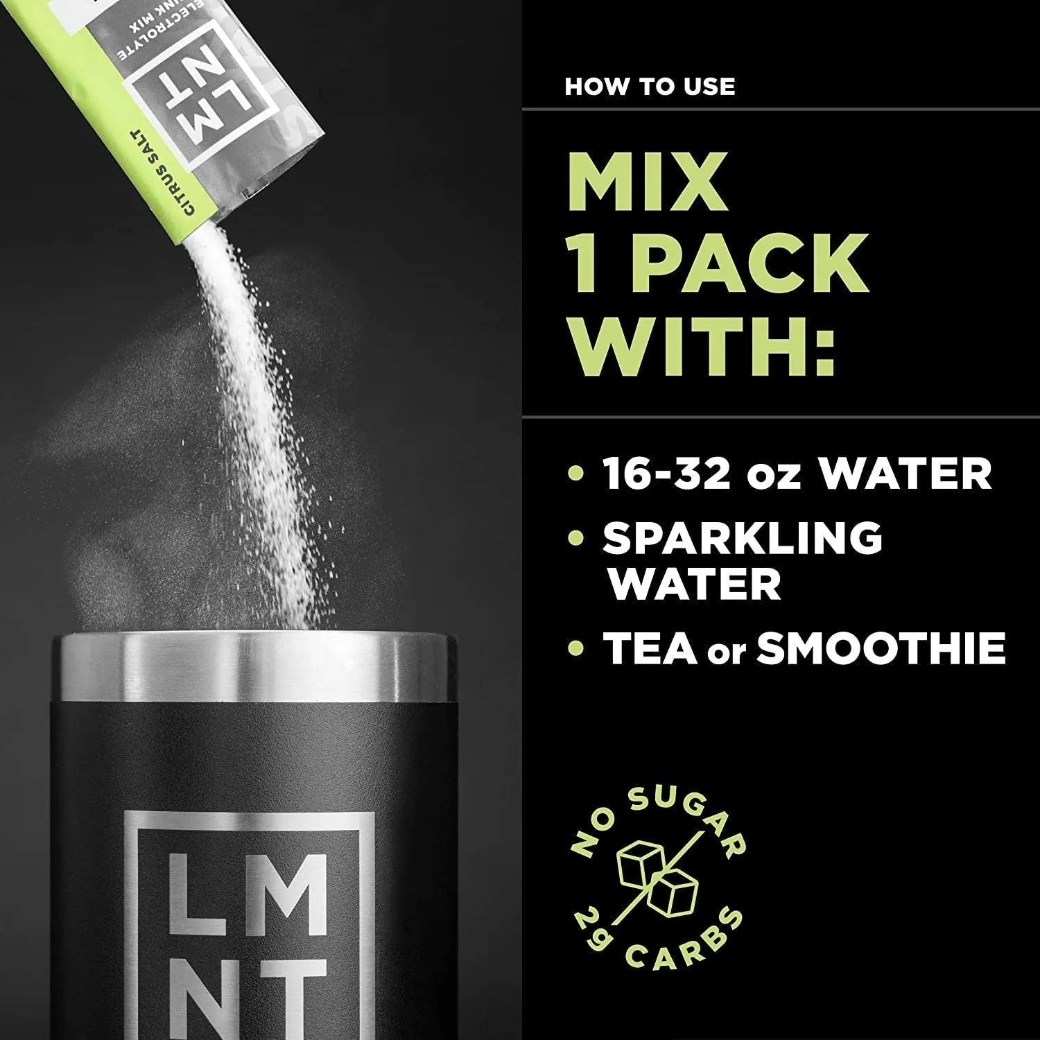 LMNT Zero Sugar Electrolytes – High-Sodium Hydration Variety Pack