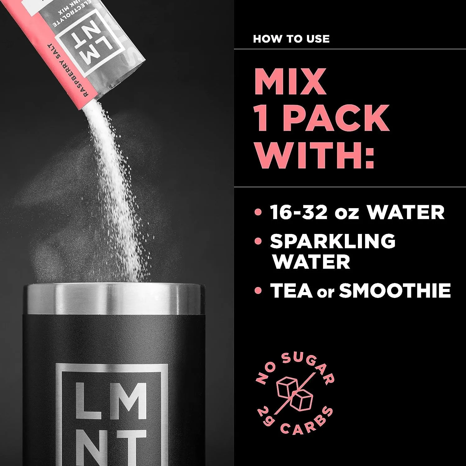 LMNT Zero Sugar Electrolytes – High-Sodium Hydration Variety Pack