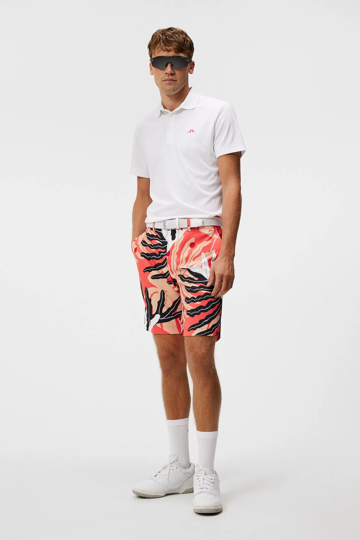 Martin  Regular Fit Polo / Paradise Monstera Coral