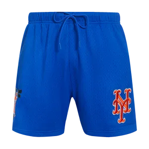 MLB NEW YORK METS ROSES MEN'S MESH SHORT (ROYAL BLUE)