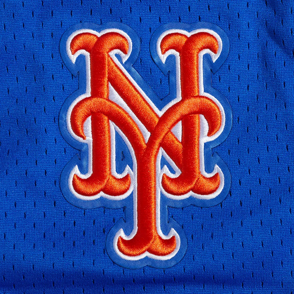 MLB NEW YORK METS ROSES MEN'S MESH SHORT (ROYAL BLUE)