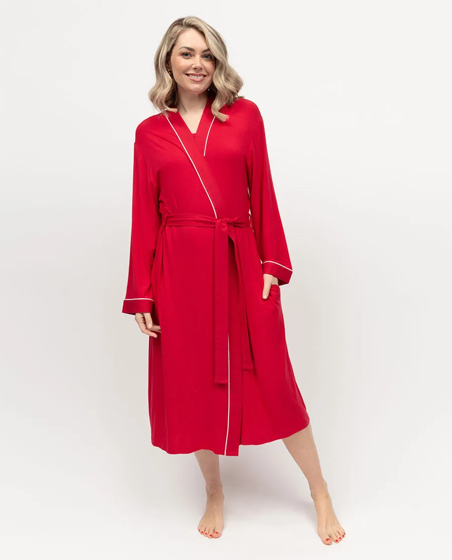 Montana Womens Jersey Long Dressing Gown