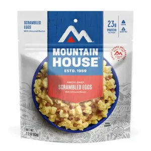 Mountain House SCRAMBLED EGGS with BACON Pouch (1 Serving)