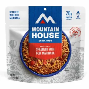 Mountain House SPAGHETTI with BEEF MARINARA Pouch (2 Servings)