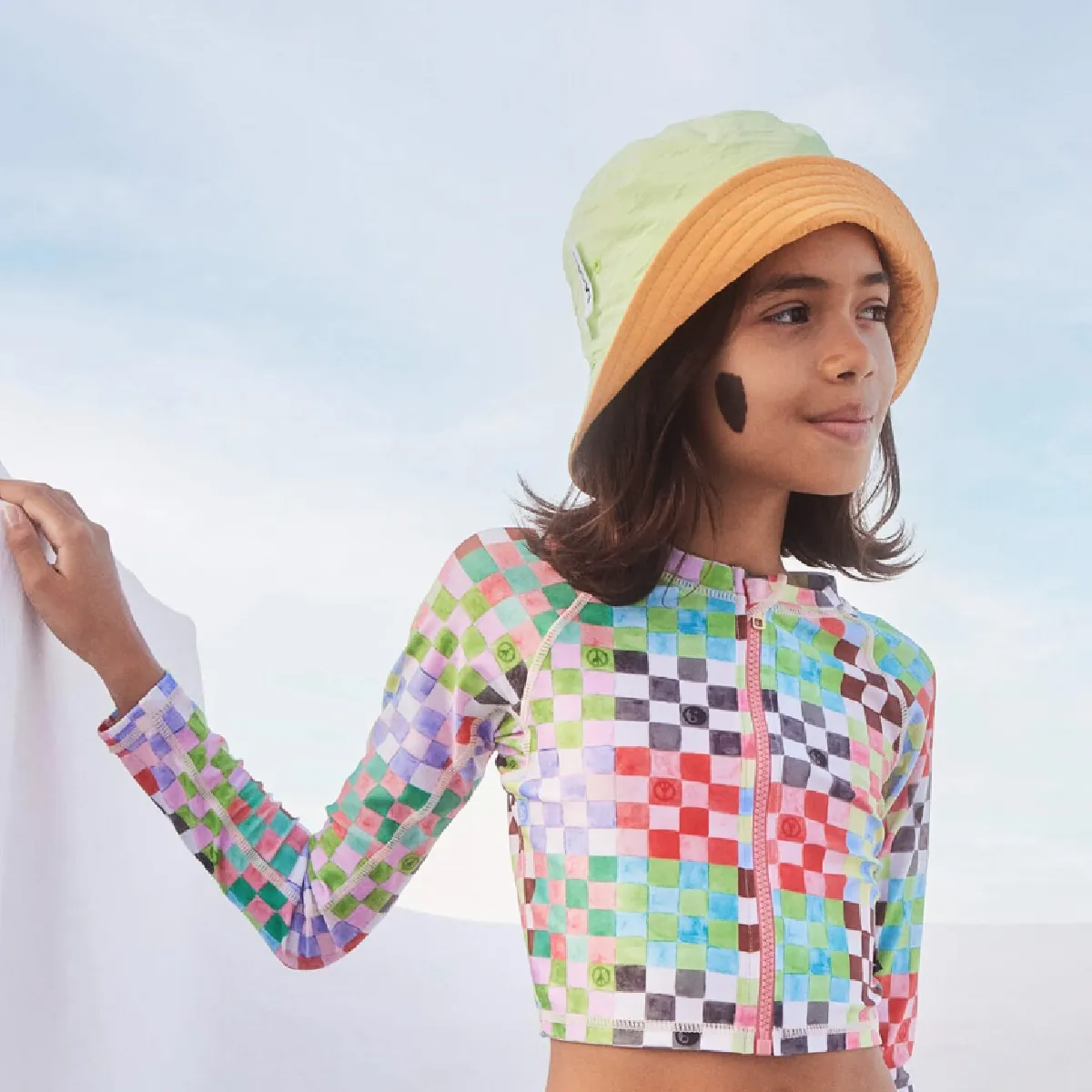 Nellie Check Rash Guard