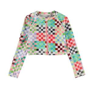 Nellie Check Rash Guard