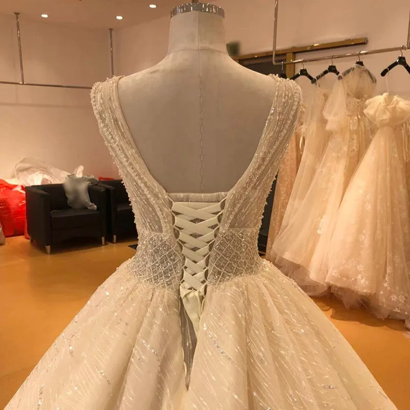 NEW ARRIVAL 2021 Deep V-Neck Elegant Gown