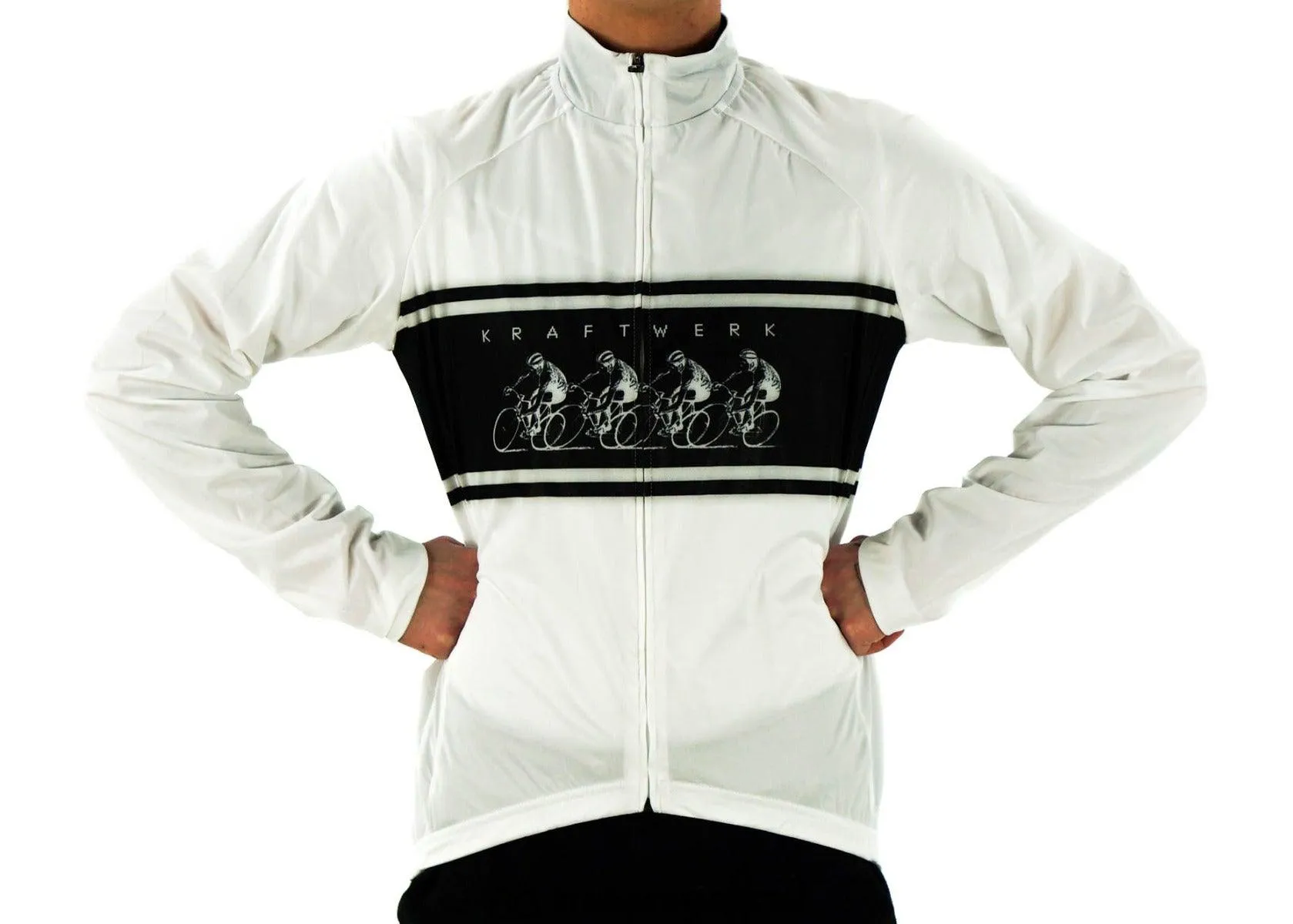 New Kraftwerk Tour de France Rainjacket White