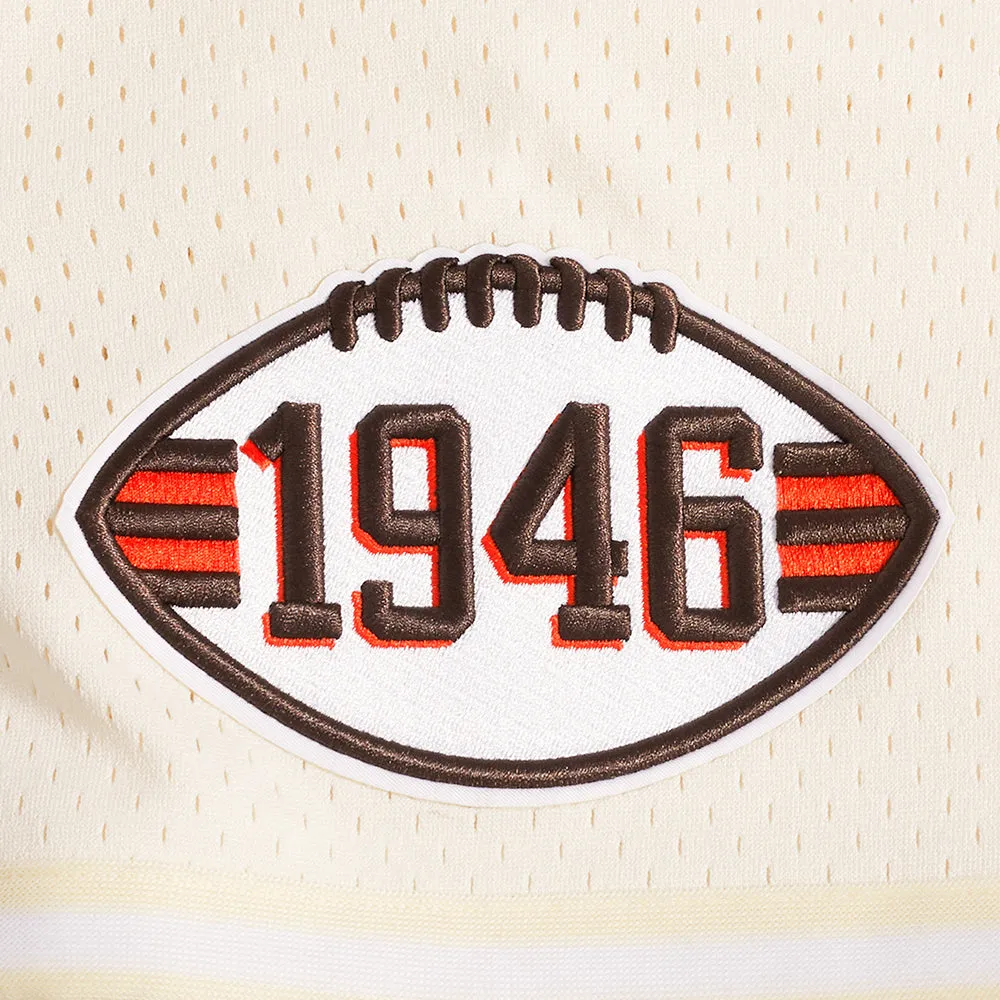 NFL CLEVELAND BROWNS CLASSIC MESH MEN'S SHORT (EGGSHELL)