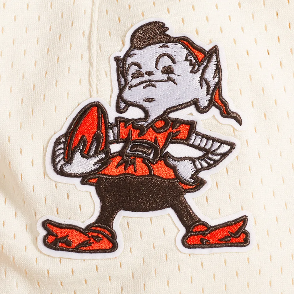 NFL CLEVELAND BROWNS CLASSIC MESH MEN'S SHORT (EGGSHELL)