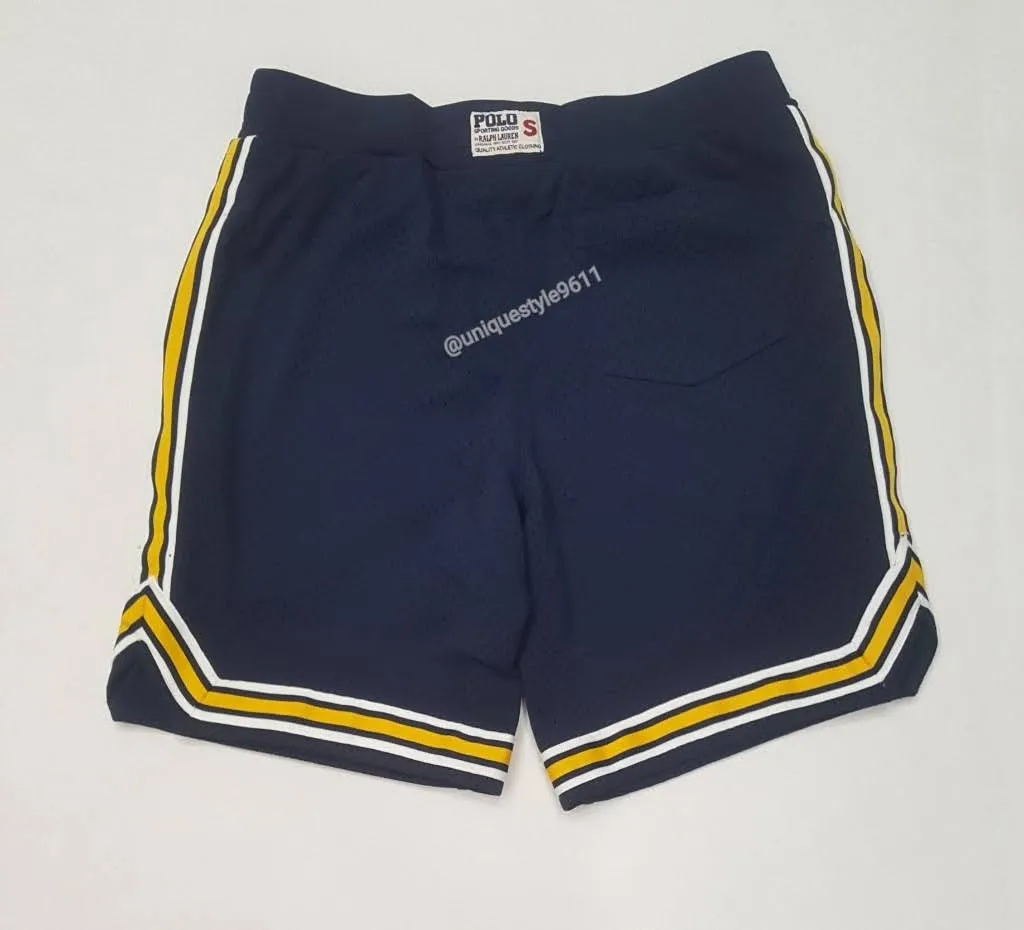 Nwt Polo Ralph Lauren Navy  Track 067 Mesh 9 inch Shorts