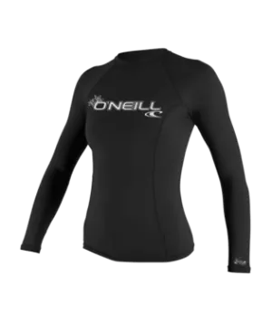 O'Neill Women's Basic Skins Long Sleeve Rash Guard