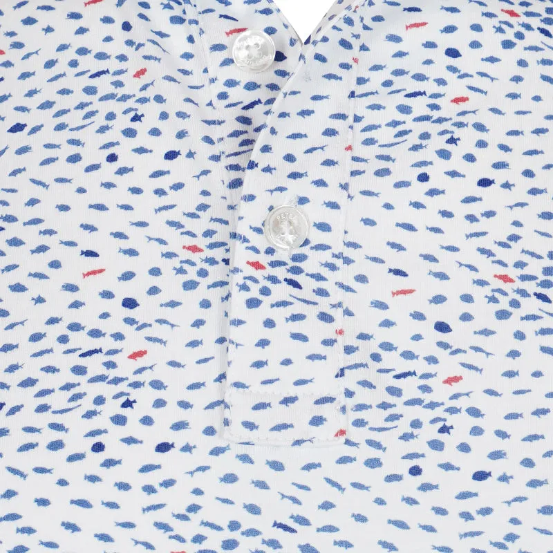 PETER MILLAR Traffic Men's Polo (Twilight Blue)